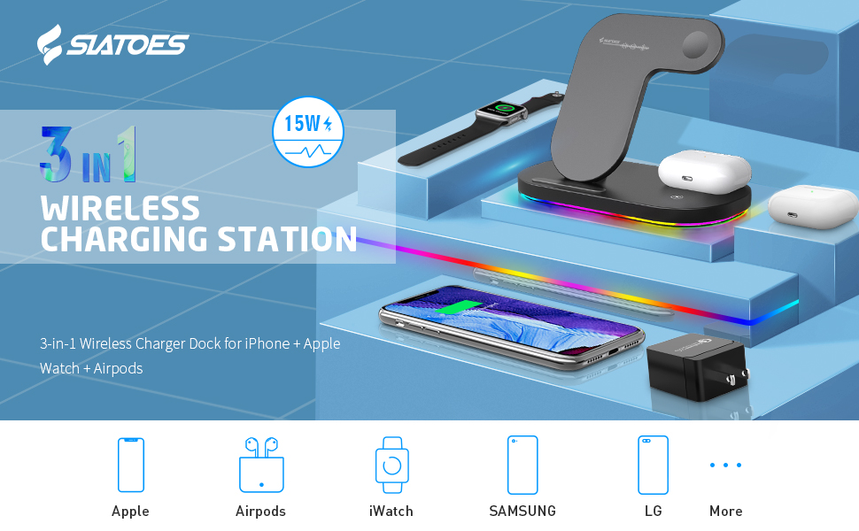 3 IN 1 Wireless Charger