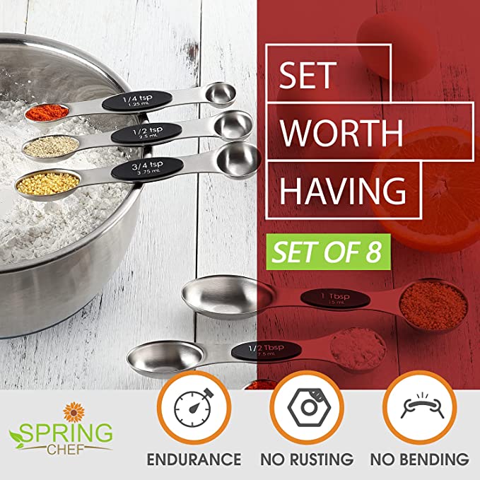 Spring Chef Magnetic Measuring Spoons