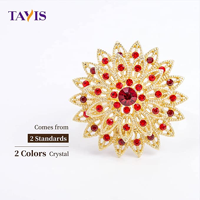 Tayis Flower Napkin Rings Set