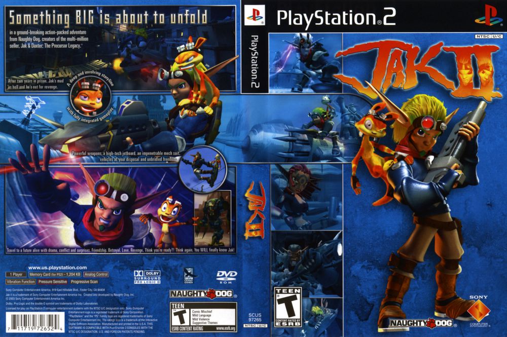 Jak II - ps2 game