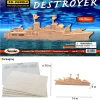 Destroyer 3D Wooden Puzzle