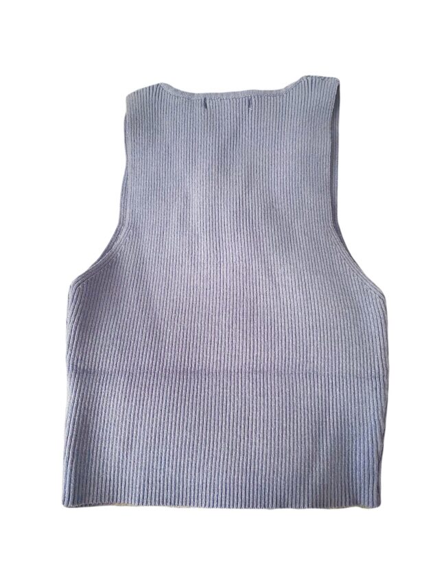 Ribbed Knit Crop Top