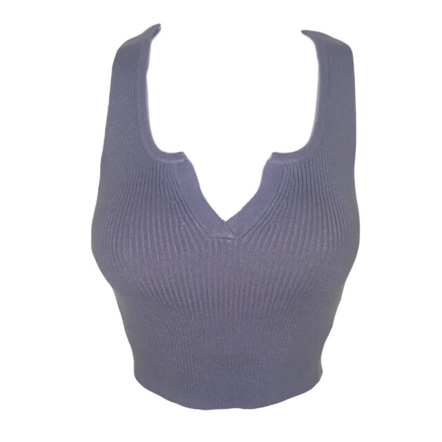 Ribbed Knit Crop Top