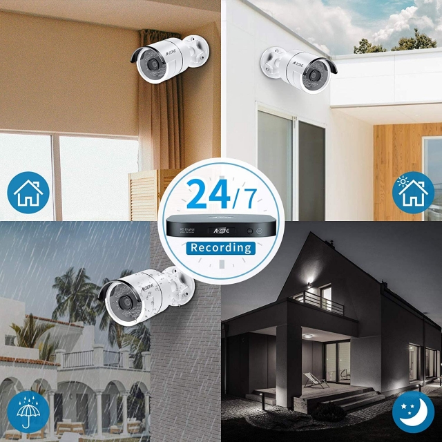 A-zone Home Security Camera System