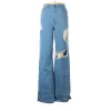 Medium Stone Wide Leg Jeans