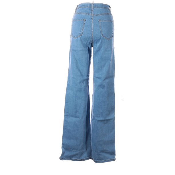 Medium Stone Wide Leg Jeans