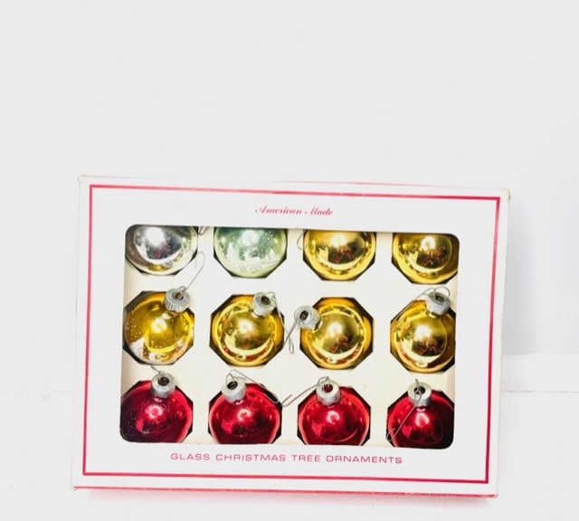 Glass Christmas Tree Ornaments