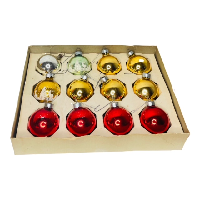 Glass Christmas Tree Ornaments