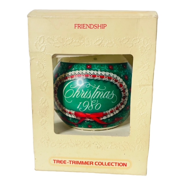 Hallmark Glass Friendship Ornament