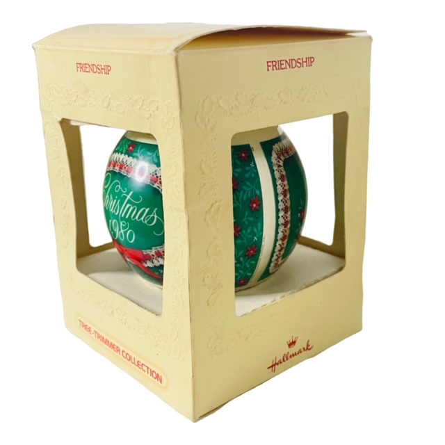 Hallmark Glass Friendship Ornament