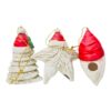 Old Fashion Santa Ornaments