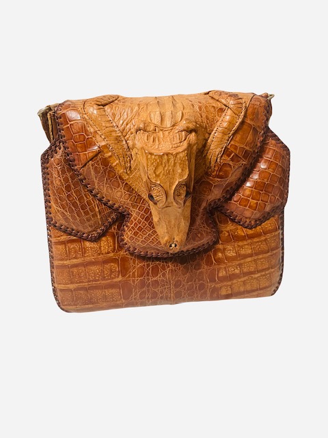Vintage Genuine Alligator Handbag
