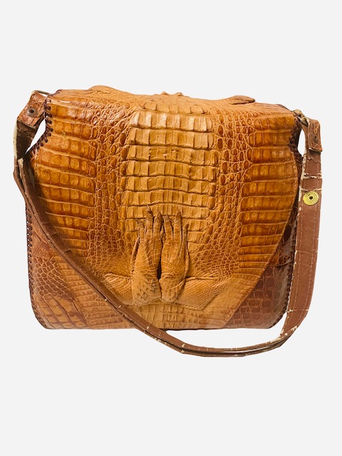 Vintage Genuine Alligator Handbag