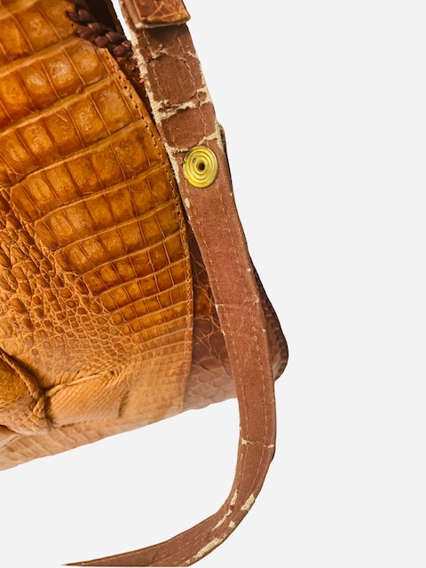 Vintage Genuine Alligator Handbag