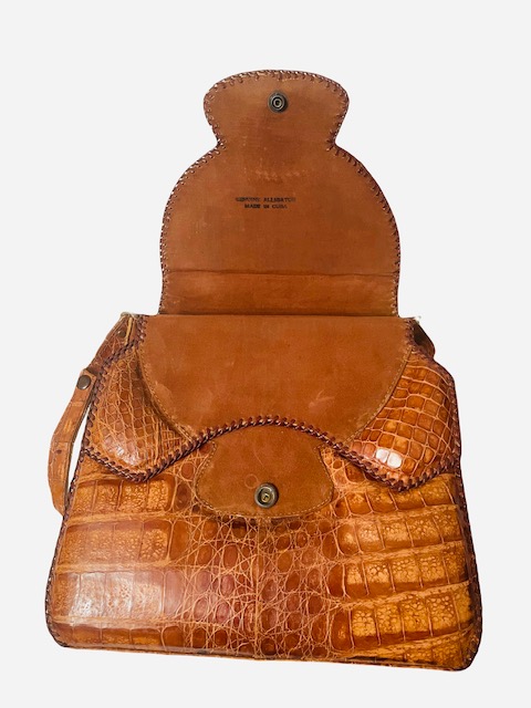Vintage Genuine Alligator Handbag