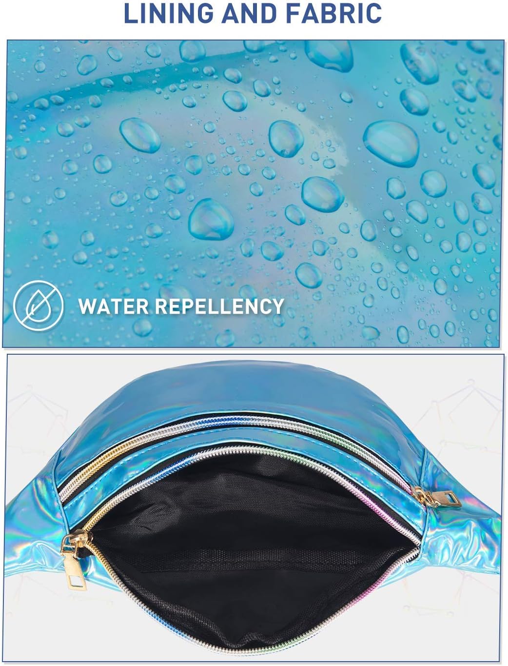 Women's Holographic Fanny Pack