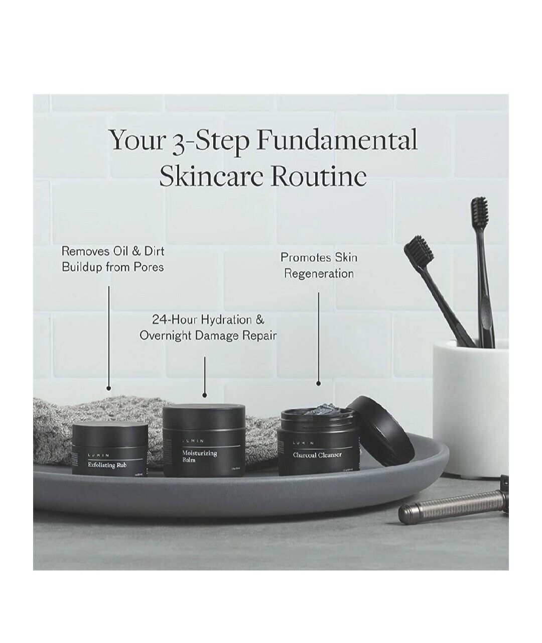 Lumin: Men's Skincare Set