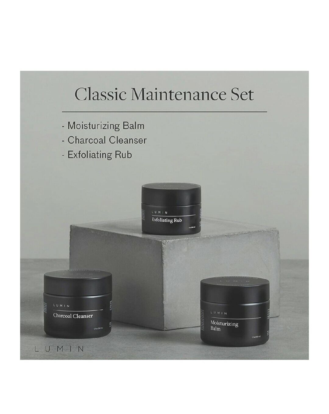 Lumin: Men's Skincare Set