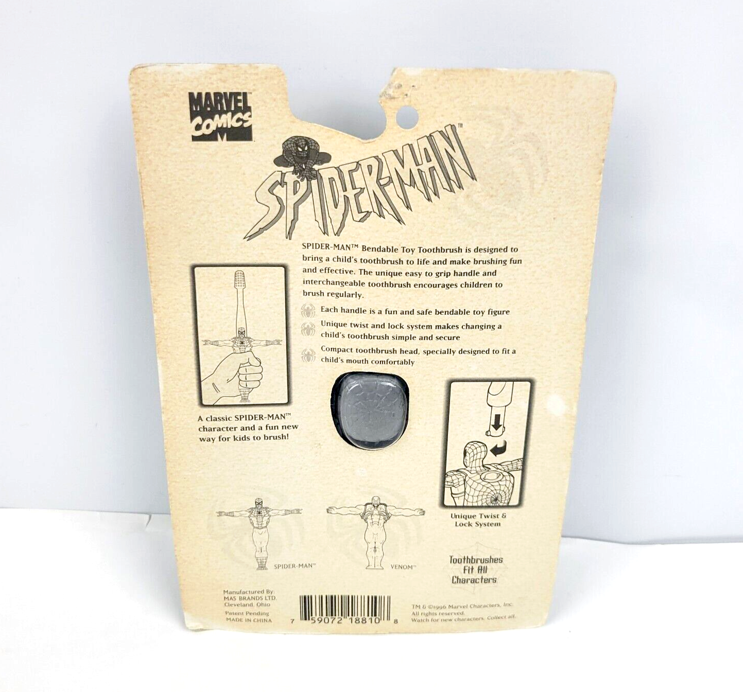 Venom Bendable Toy Toothbrush