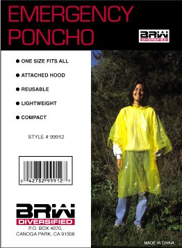 BRW Diversified Emergency Poncho