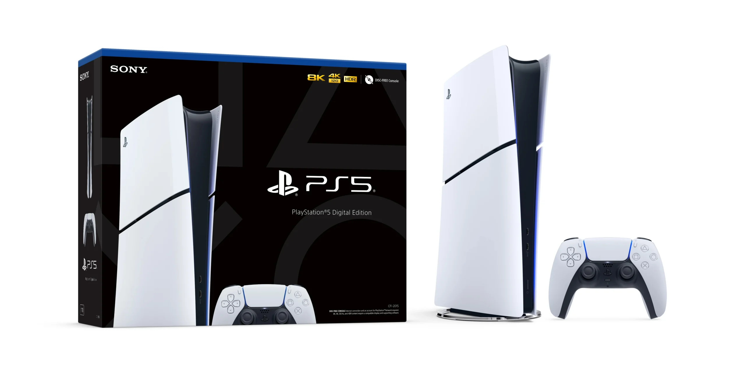 5digital7 Sony PlayStation 5 Slim Console | Digital Edition 1TB
