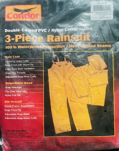 Condor XL Rainsuit | 3-Piece Waterproof PVC (4T227)
