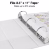 binder 3 Staples 2" 3-Ring View Binder