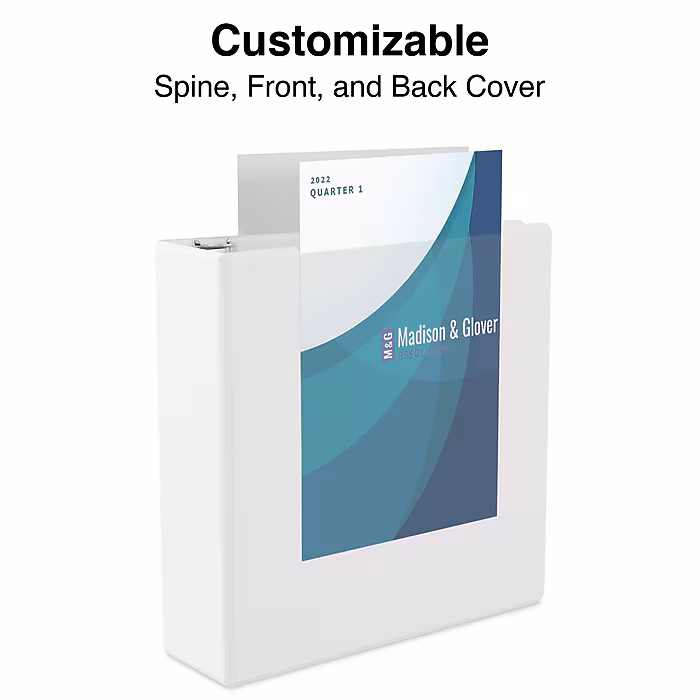 binder4 Staples 2" 3-Ring View Binder