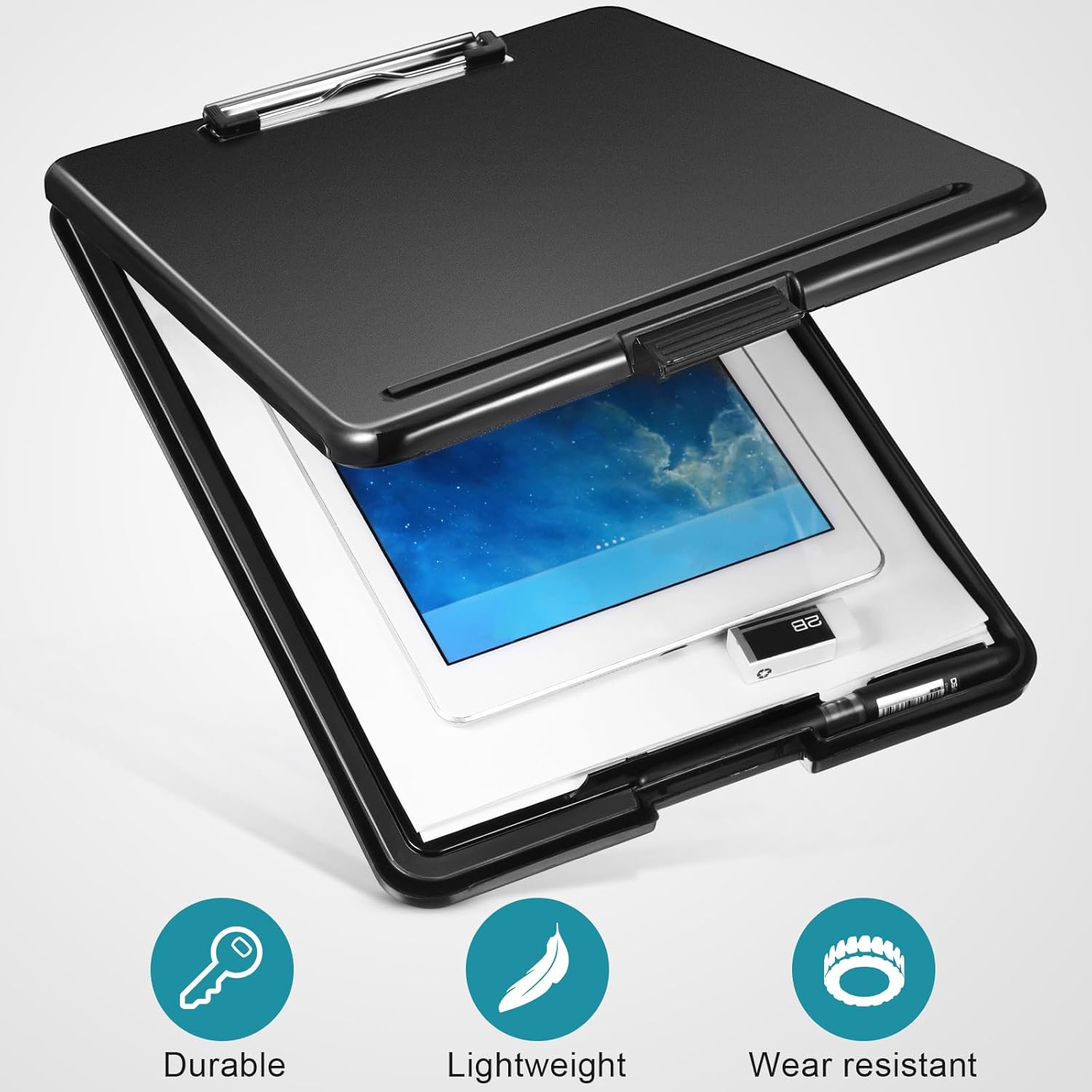 Epakh Clipboard with Storage Compartment