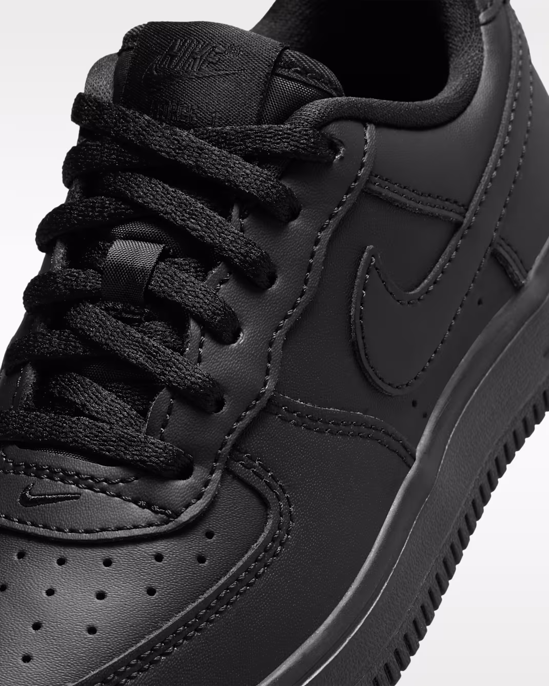 Nike Air Force 1 Low Little Kids' Shoes | Black Classic