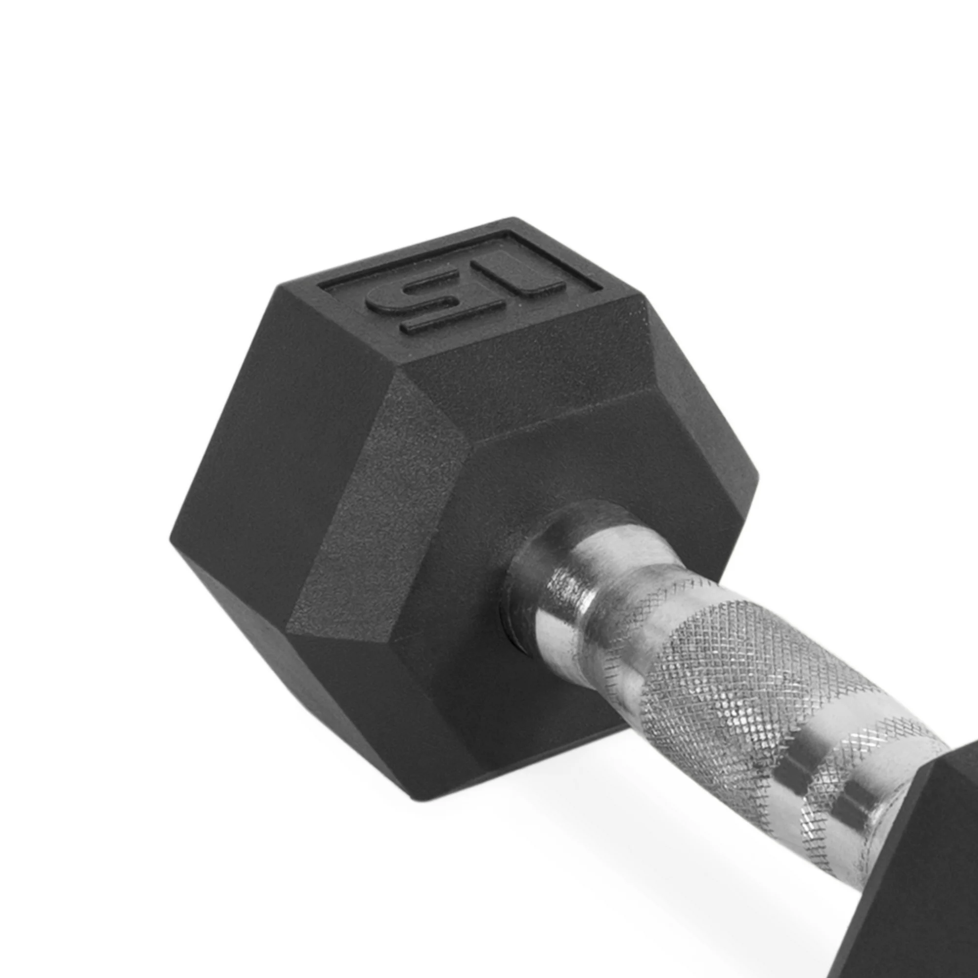 52 CAP Rubber Hex Dumbbell | Strength Training Weights