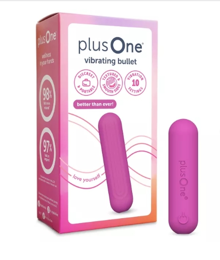 plusOne Vibrating Bullet Pink