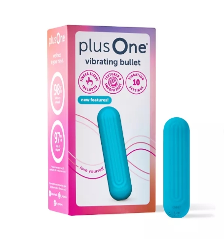 plusOne Vibrating Bullet Teal