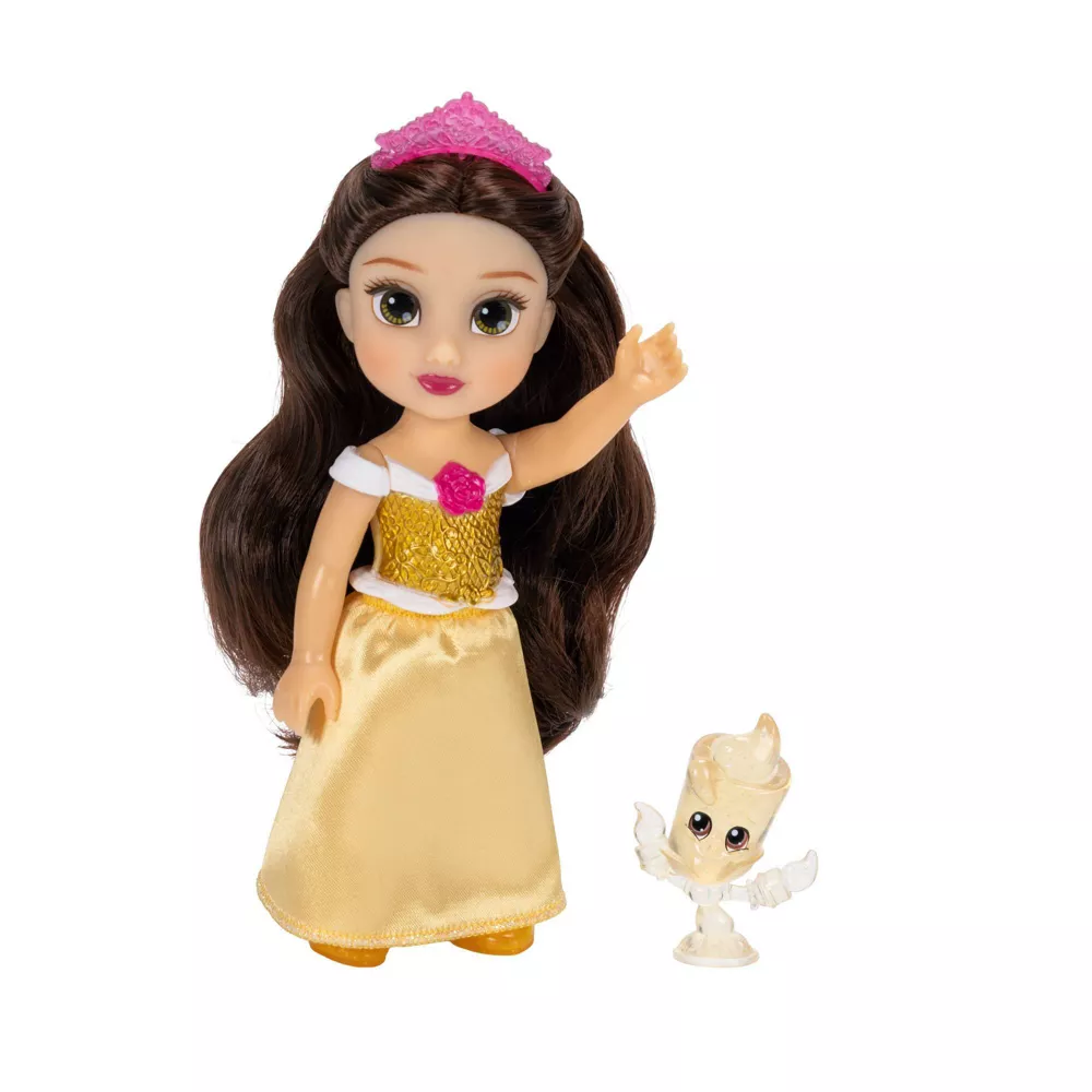 belle1 Disney Princess Petite Belle Doll & Lumiere | 6" Figure Set