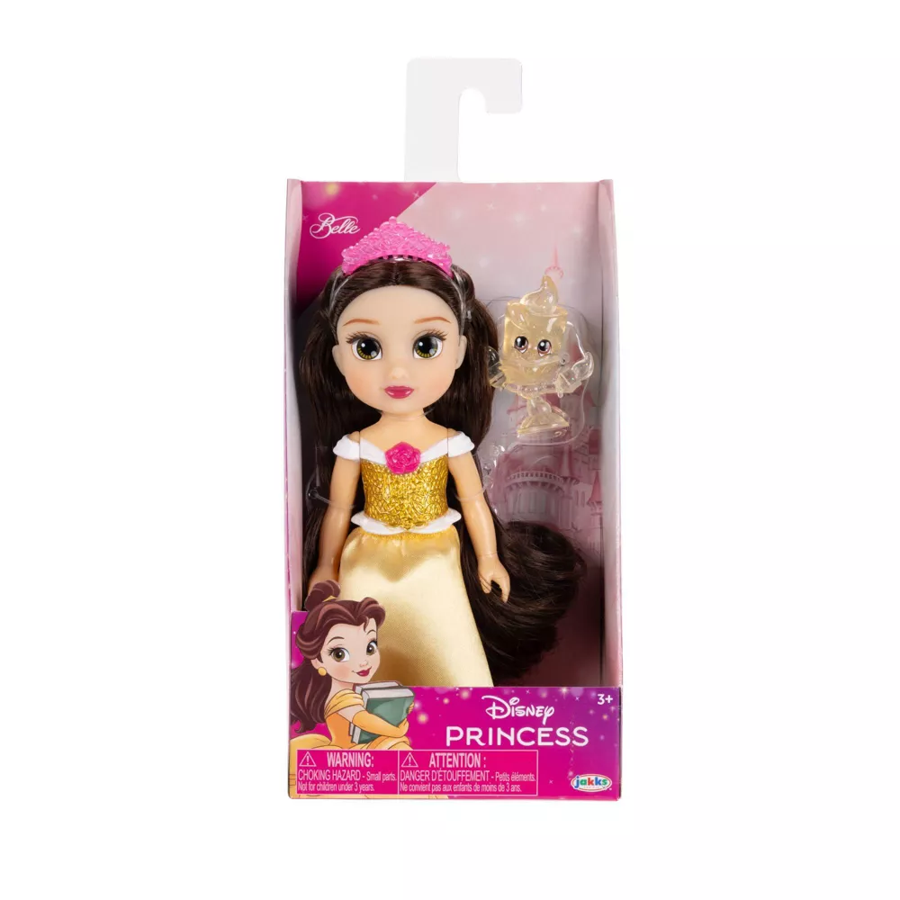 belle3 Disney Princess Petite Belle Doll & Lumiere | 6" Figure Set