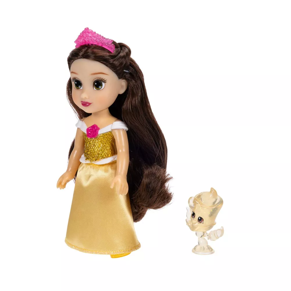 belle5 Disney Princess Petite Belle Doll & Lumiere | 6" Figure Set