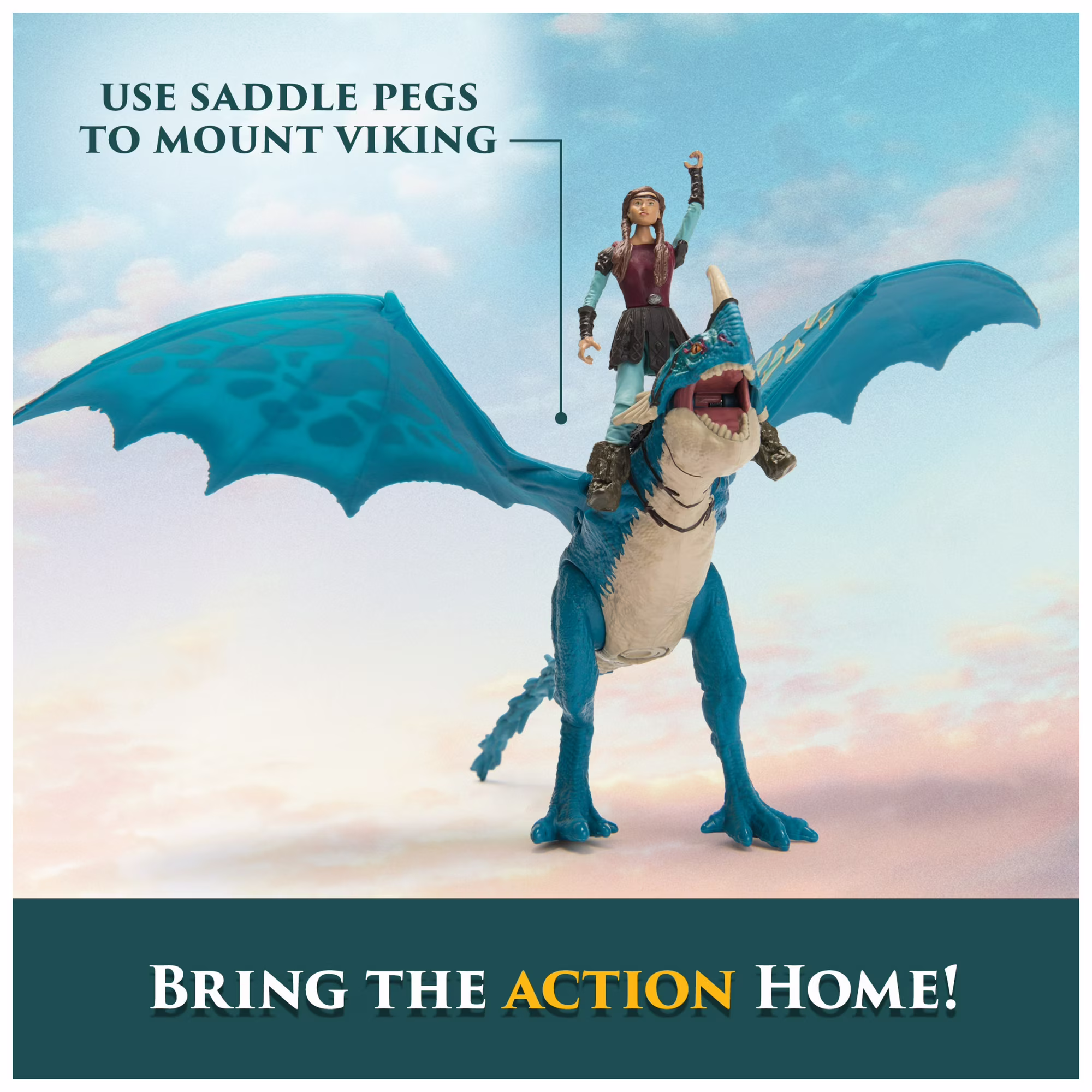 Deadly Nadder & Astrid | DreamWorks Dragons Duo Figures