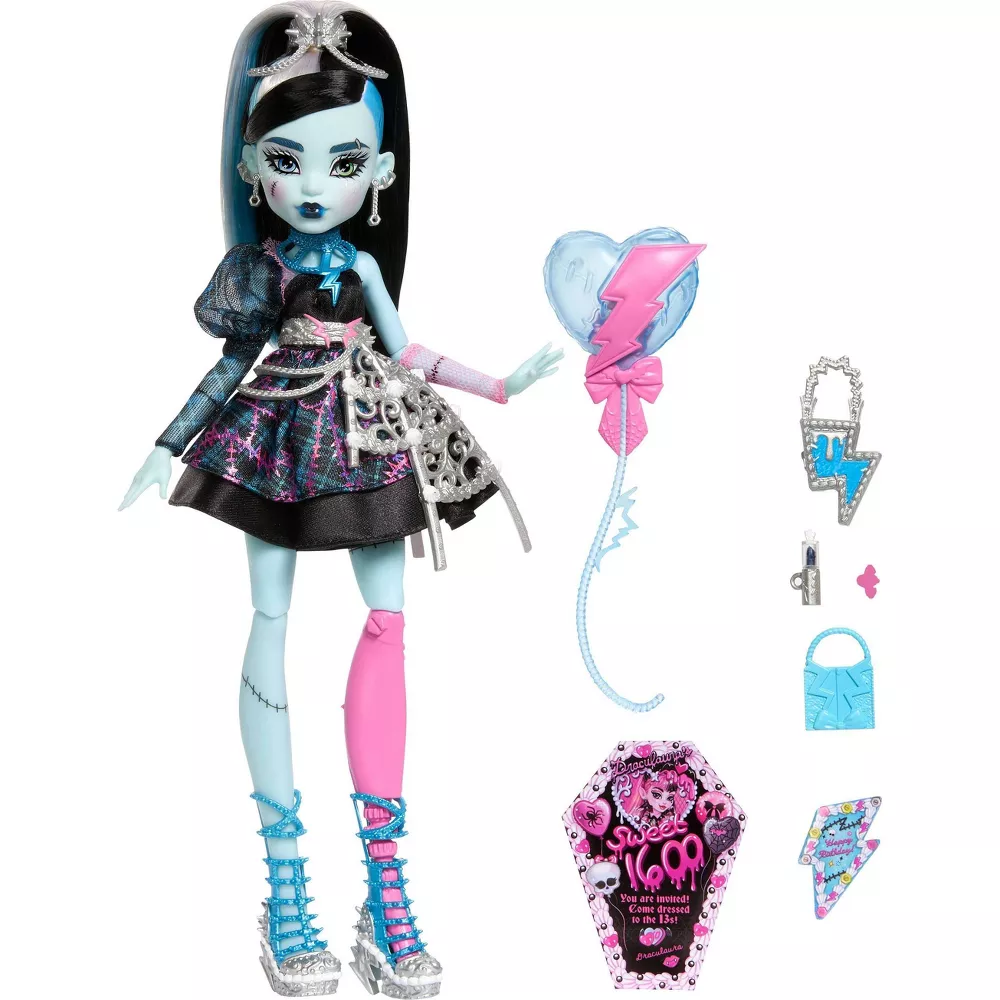 fran4 Monster High Scary Sweet Birthday Frankie Stein Doll