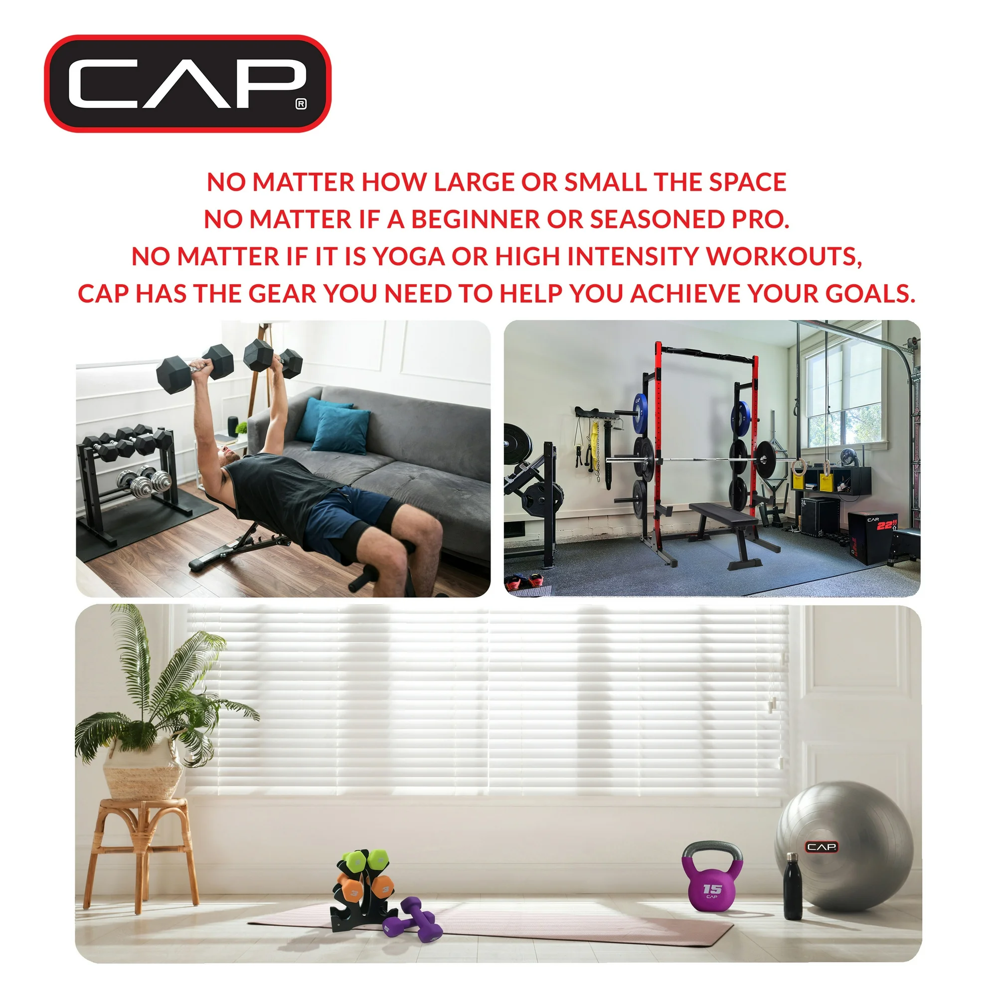mag7 CAP Neoprene Dumbbells | Non-Slip Training Weights