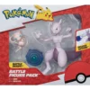 Pokémon Mew & Mewtwo Battle Figure 2‑Pack
