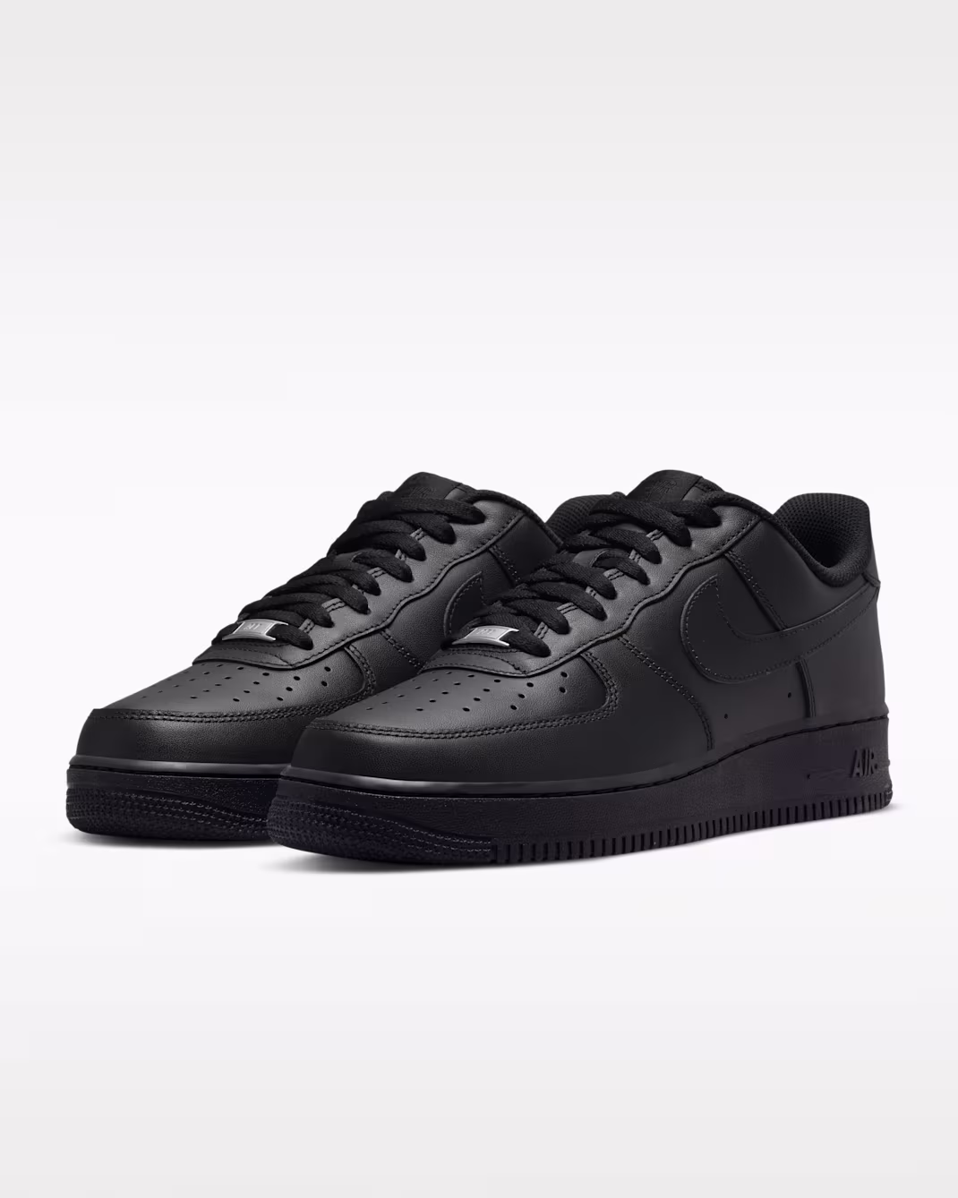 Nike Air Force 1 '07 Black Men's Shoes | Triple Black