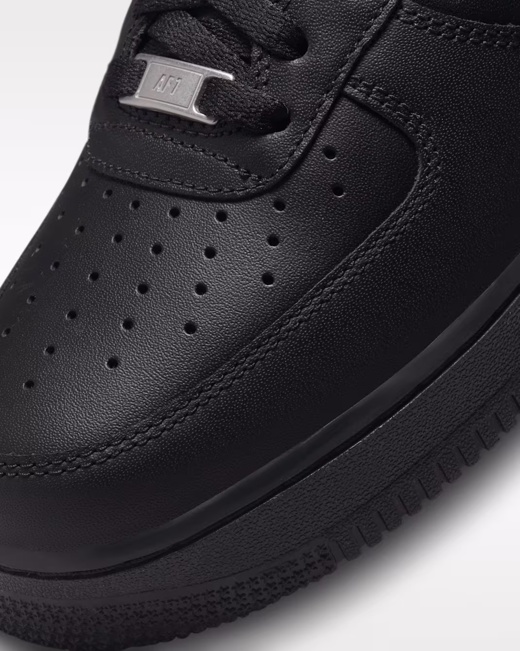 Nike Air Force 1 '07 Black Men's Shoes | Triple Black