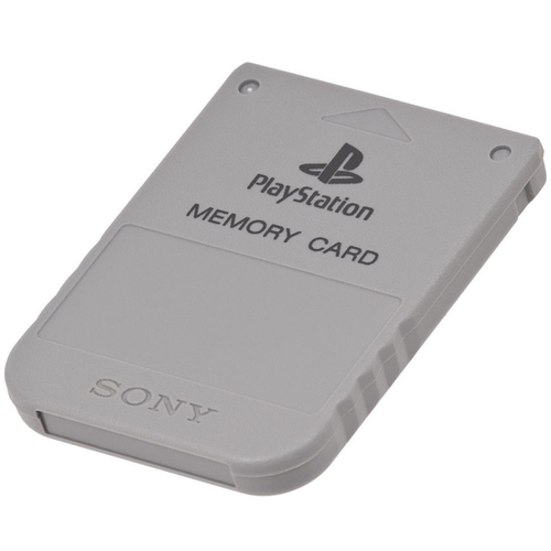Original Sony PlayStation 1 Memory Card | Grey PS1