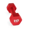 red CAP Neoprene Dumbbells 10lb