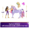 soph1 Unicorn Academy Sophia & Wildstar Ride-On Unicorn Set