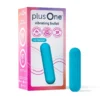 teal PlusOne Waterproof and Rechargeable Vibrating Bullet