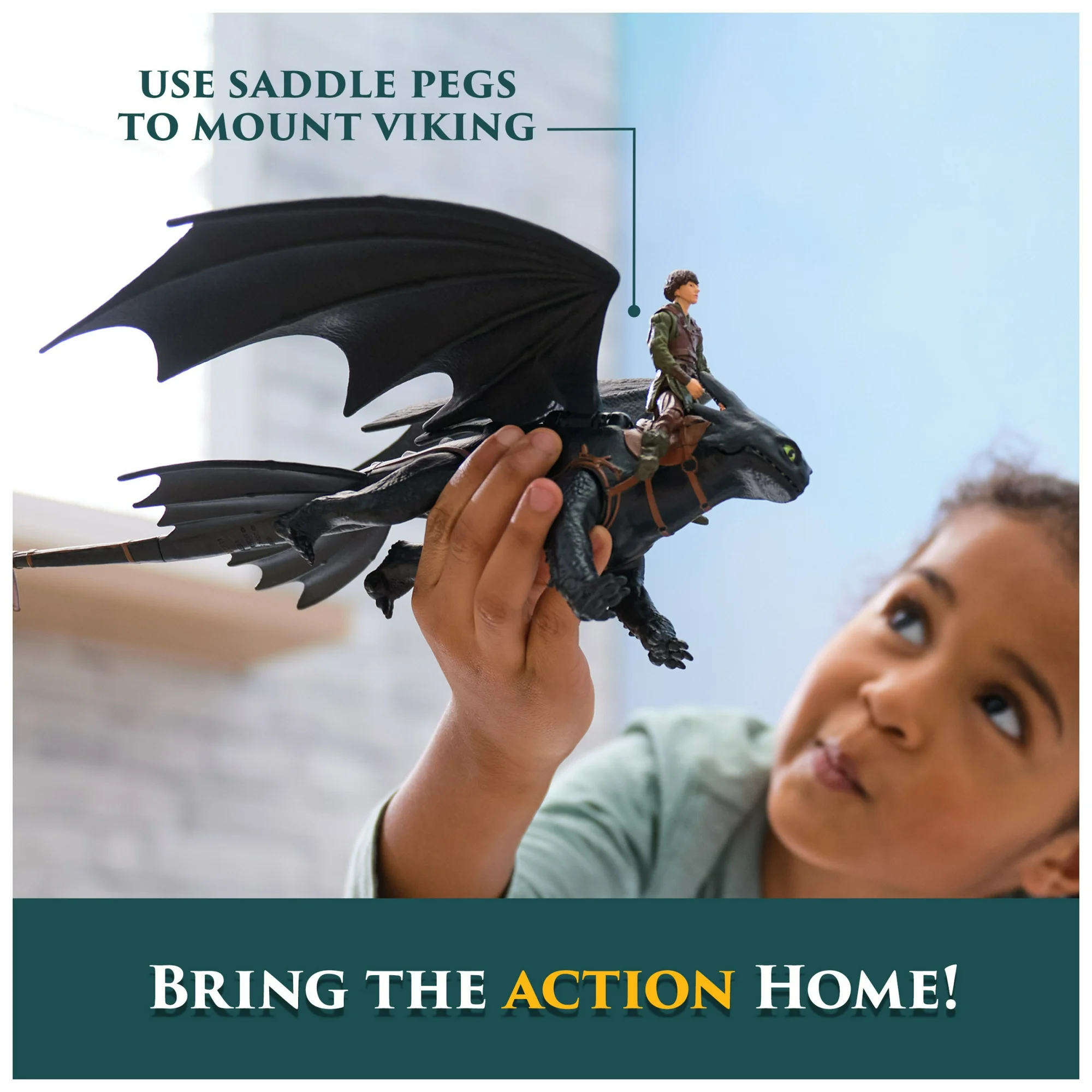 th5 Toothless & Hiccup | DreamWorks Dragons Viking Duo Figures