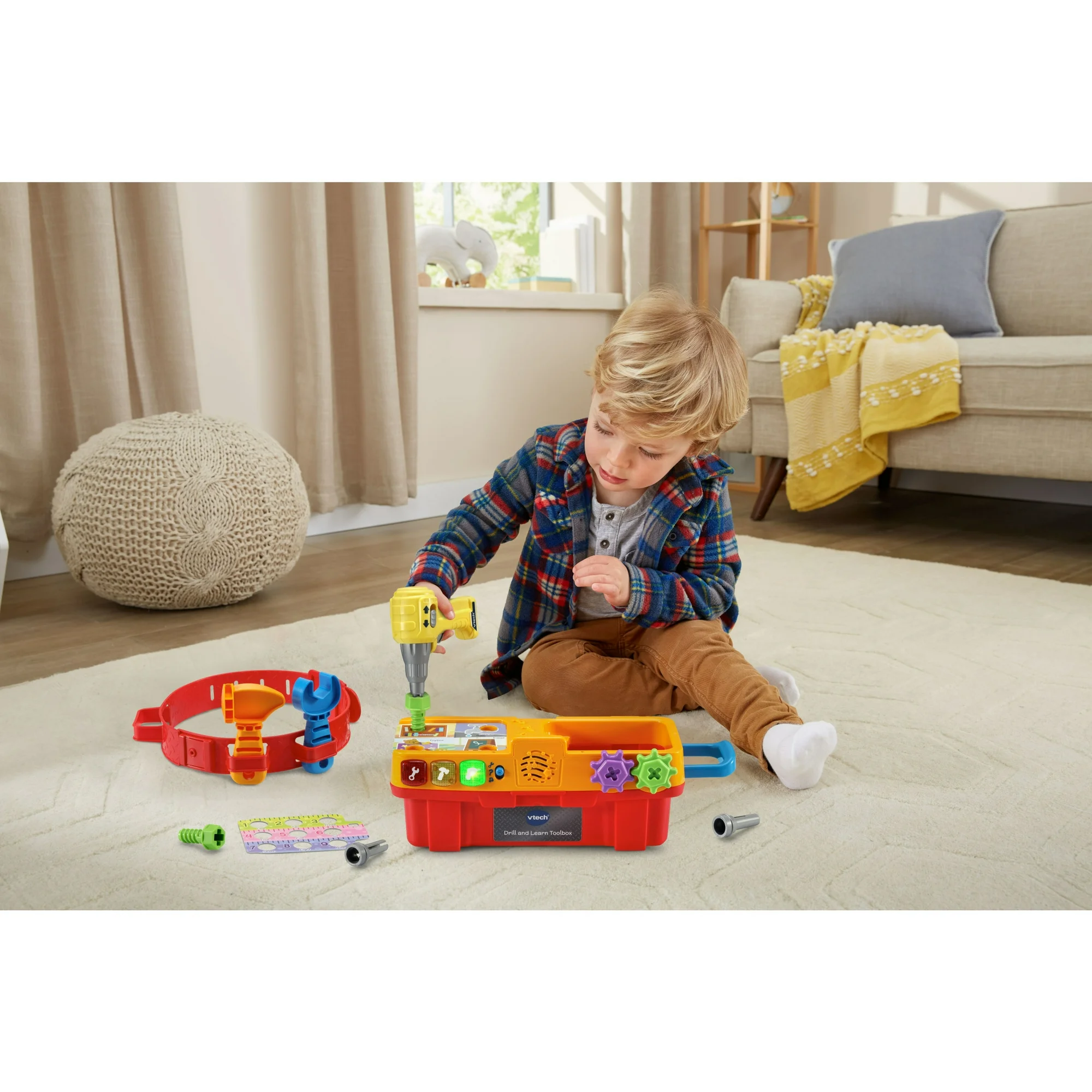 vtech2 VTech Drill & Learn Toolbox Pro | Interactive Toddler Tool Set