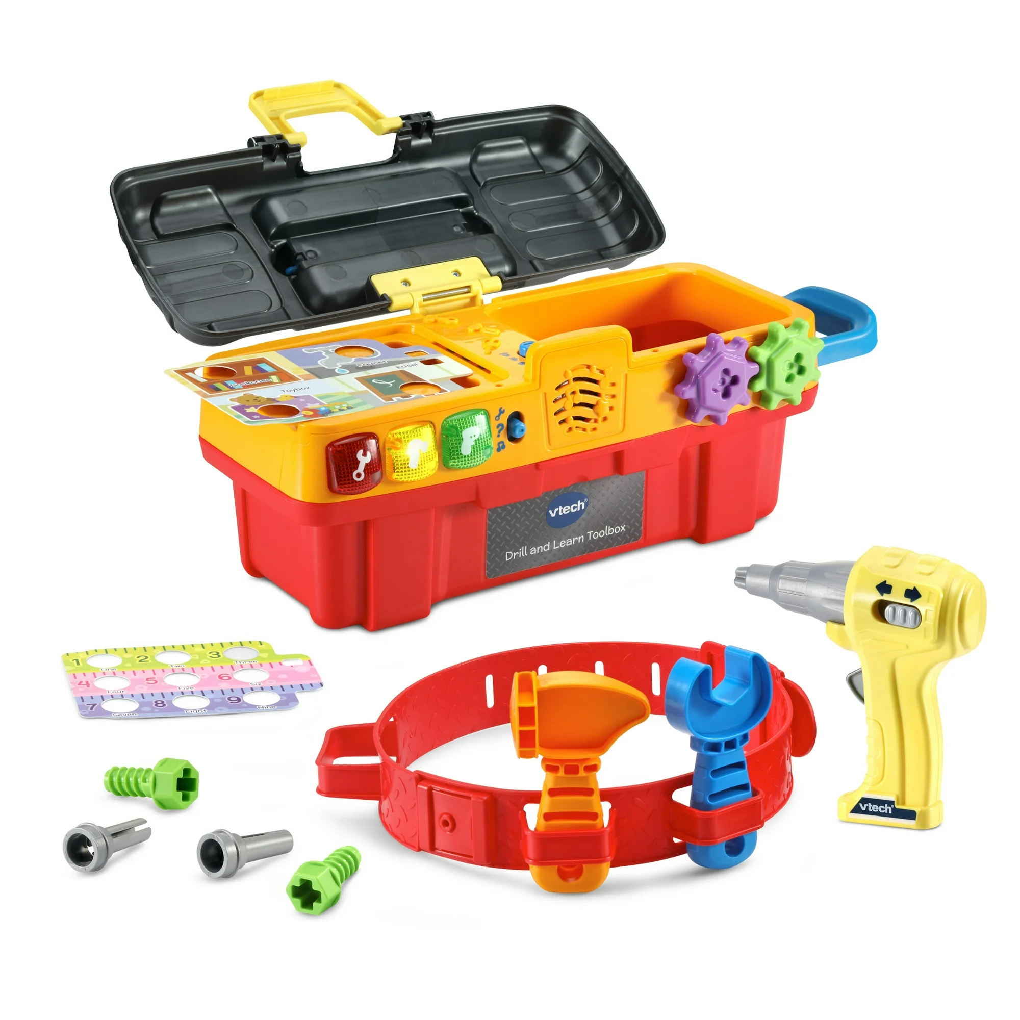 vtech5 VTech Drill & Learn Toolbox Pro | Interactive Toddler Tool Set