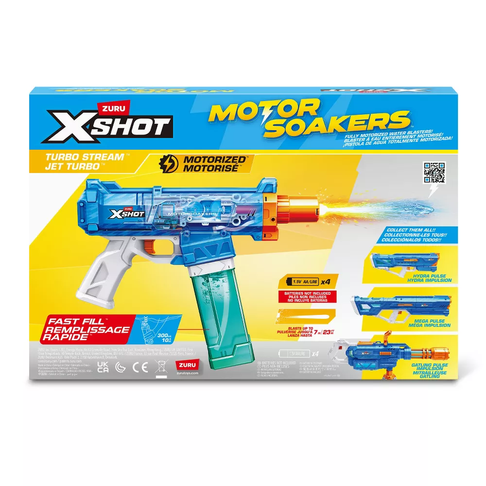 XSHOT Turbo Stream Motorized Water Blaster